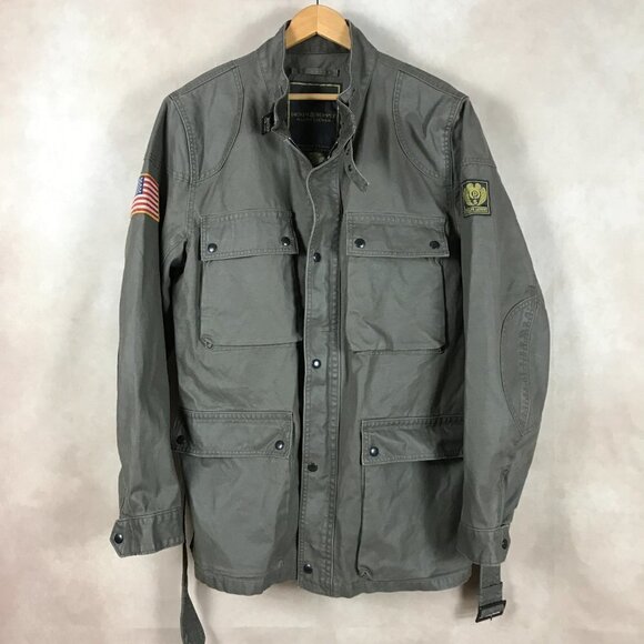 Denim & Supply Ralph Lauren Other - Rare DENIM & SUPPLY Ralph Lauren Field Motorcycle Jacket Khaki Green NEW XL